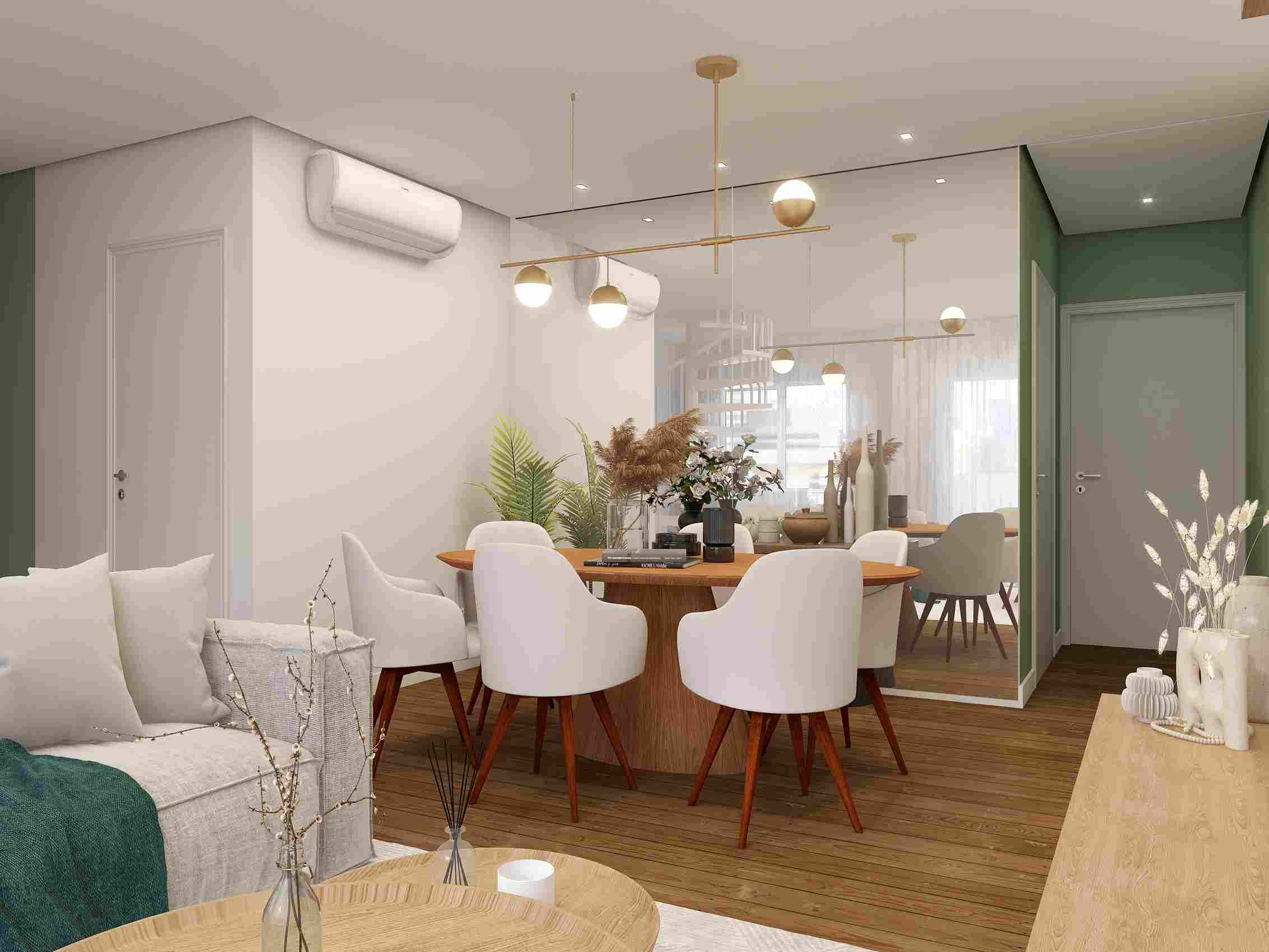 ideias-de-decoracao-de-sala-jantar-com-espelho