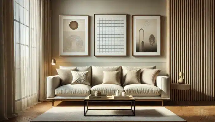 ideias-de-sala-decorada-com-quadros