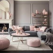 ideias-de-decoracao-de-sala-rosa-e-cinza