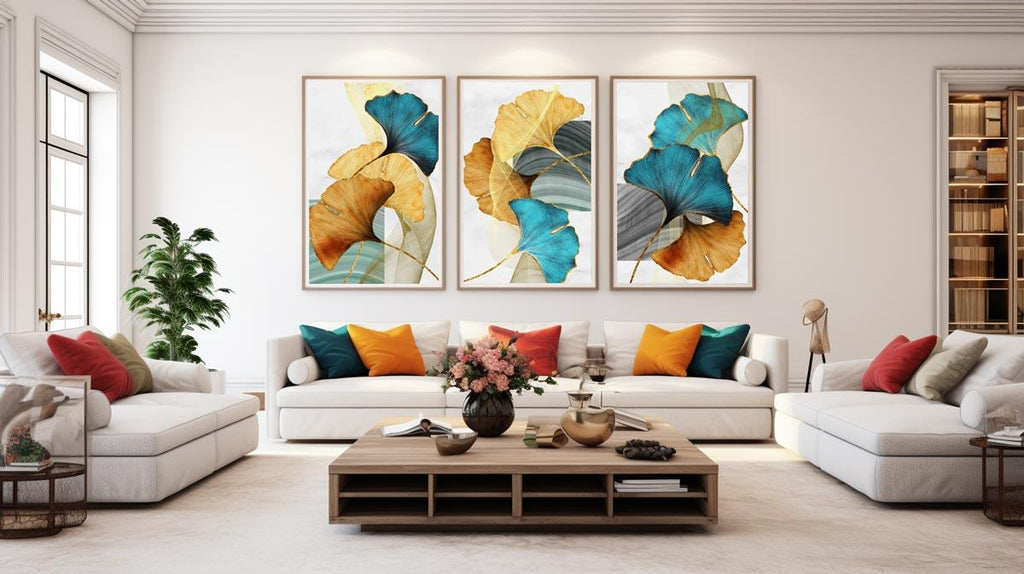 ideias-de-sala-decorada-com-quadros