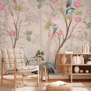 ideias-de-sala-decorada-papel-de-parede