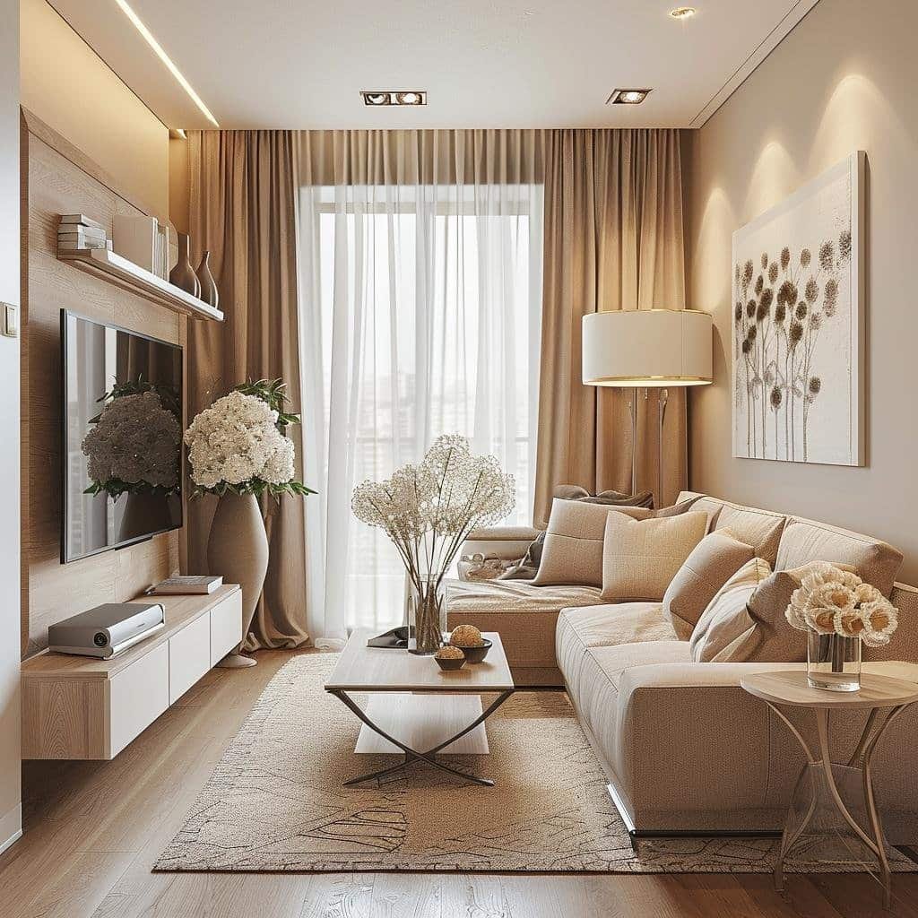 Decoração de Sala de Estar Pequena
