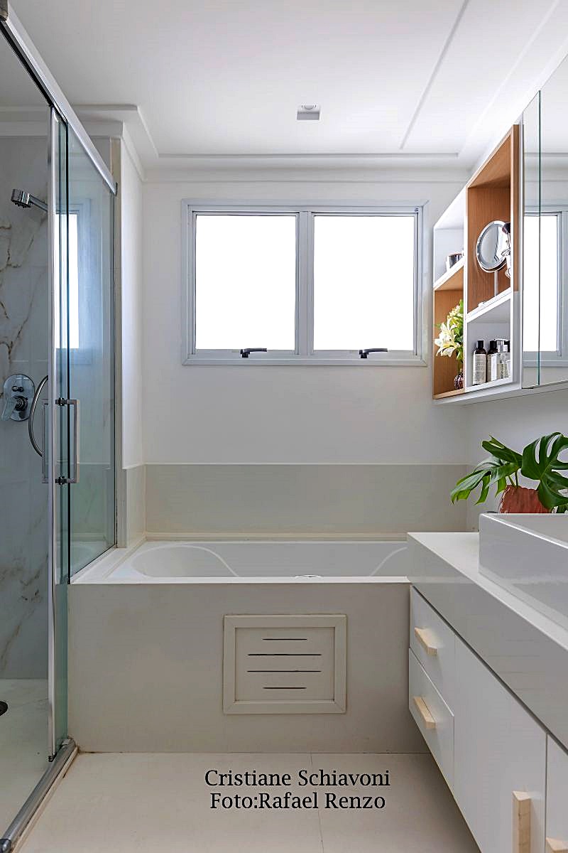 banheiro com banheira