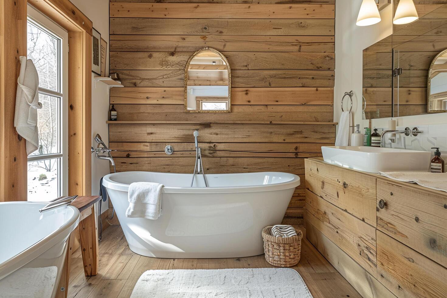 banheiro com banheira