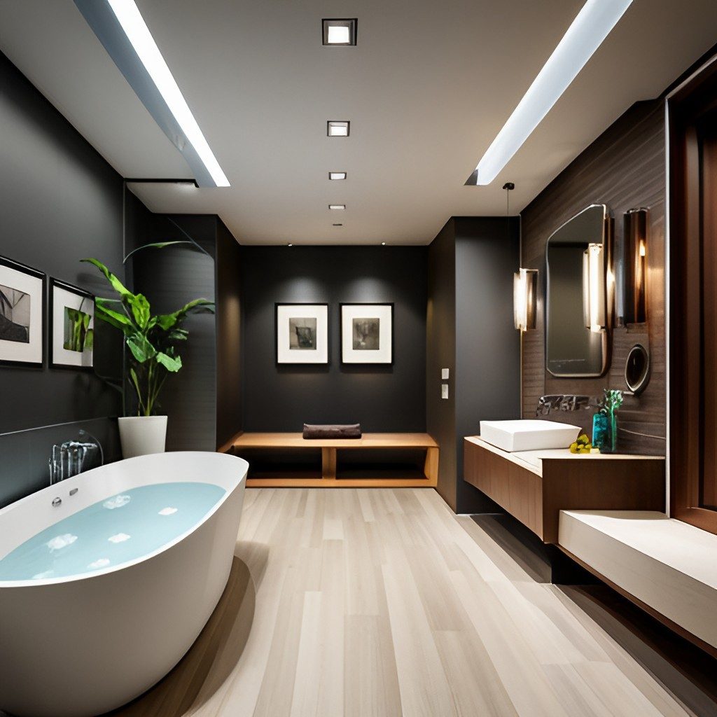 bathroom with bathtub