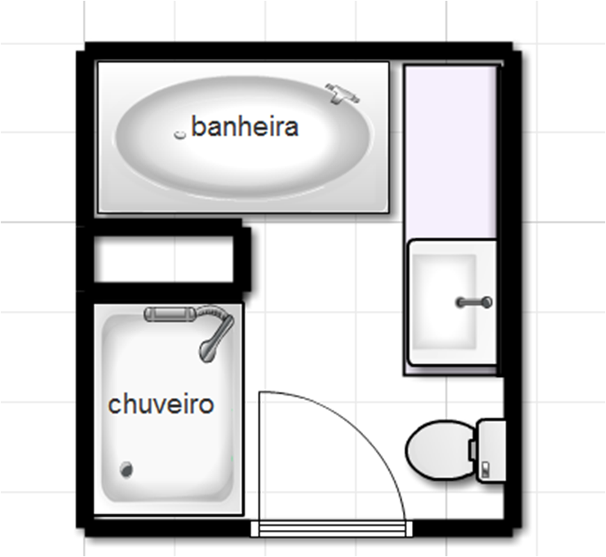 banheiro com banheira