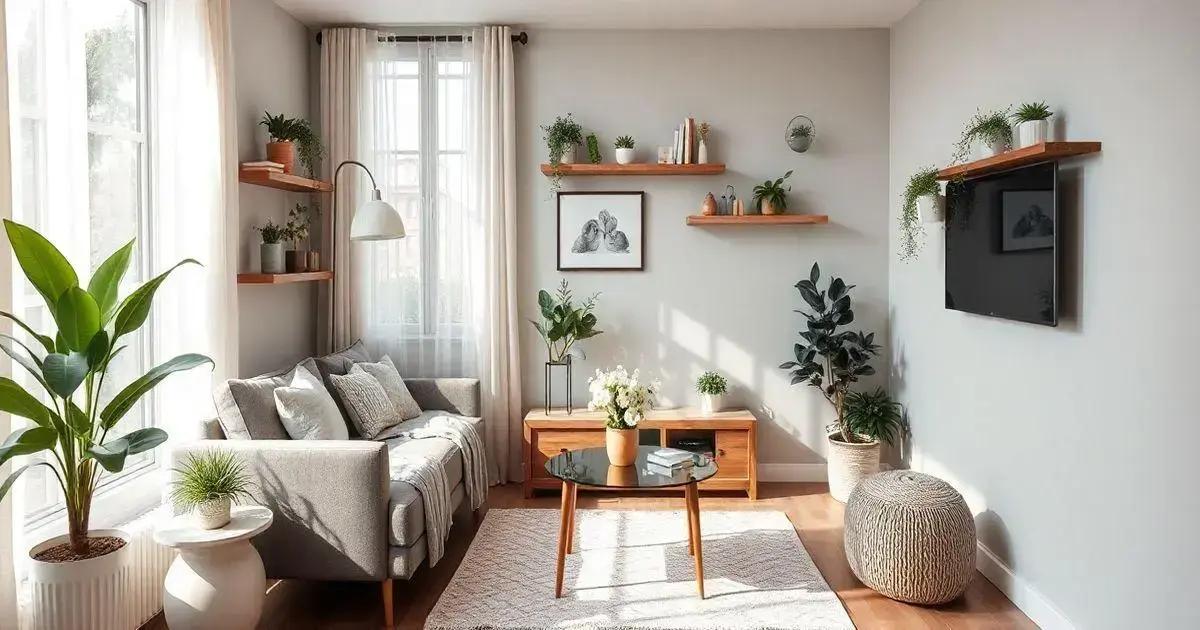 Decoração de Sala de Estar Pequena