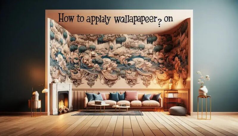 Como aplicar papel de parede em superfícies irregulares? Água