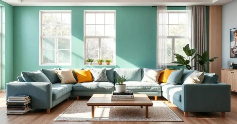Combinação de Cores na Sala de Estar: Como Criar Ambientes Harmônicos Combinação de cores na sala de estar