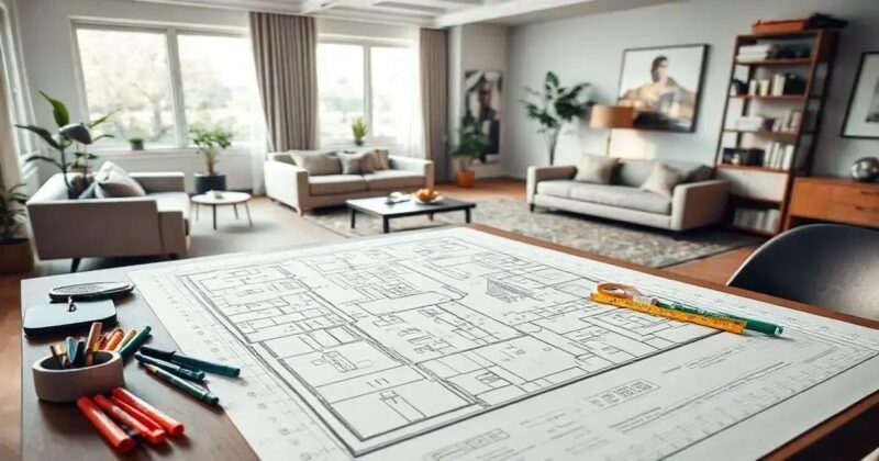 Como a planta baixa ajuda na escolha do layout de móveis? Como um designer de interiores pode me ajudar