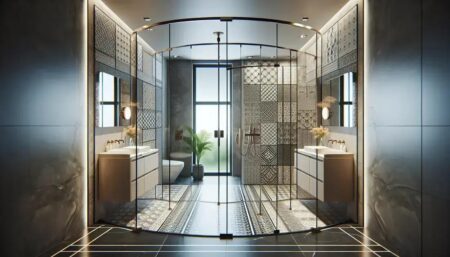 Como escolher um box que combine com o estilo do banheiro? Detalhe