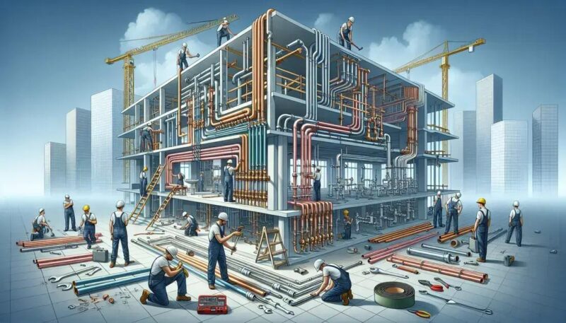 Quais são os tipos de encanamento mais usados em construções modernas? Encanamento