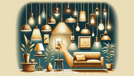 Como escolher a luminária ideal para cada ambiente? Interruptor