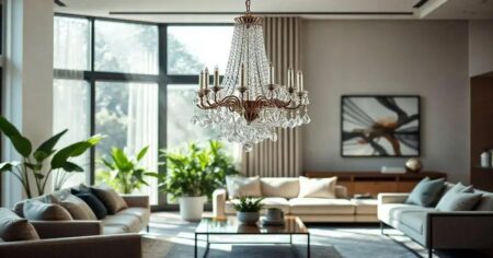 Lustres para Sala de Estar: Iluminação que Eleva o Ambiente Lustres para sala de estar