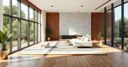 Como transformar uma planta baixa em um ambiente 3D? O que caracteriza o estilo contemporâneo