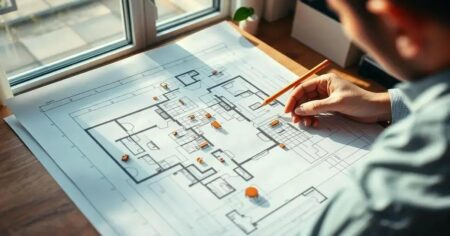 O que é a escala em uma planta baixa? O que é um projeto de design de interiores