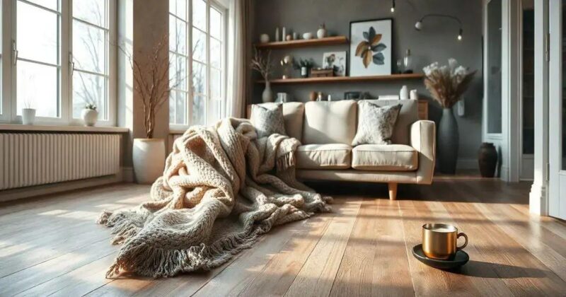 O piso aquecido é eficiente em climas frios? Piso aquecido