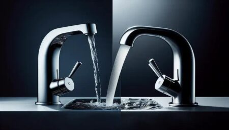 Torneira de mesa ou parede: qual é a mais funcional? Torneira