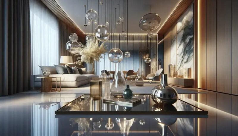 O que caracteriza o vidro vitrificado em projetos decorativos? Vitrificado