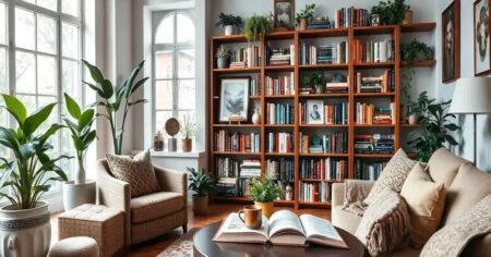 Livros na Decoração da Sala de Estar: Cultura e Estilo no Mesmo Espaço Livros na decoração da sala de estar