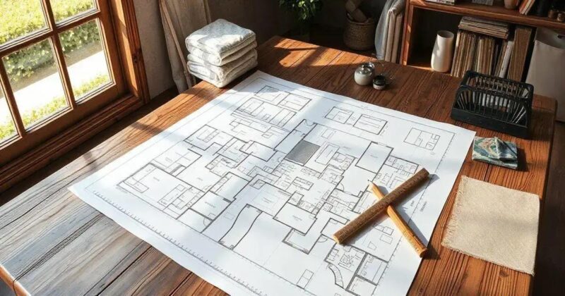 Quais são as etapas do processo de design de interiores