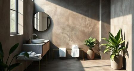 Como usar cimento queimado no banheiro? banheiro cimento queimado