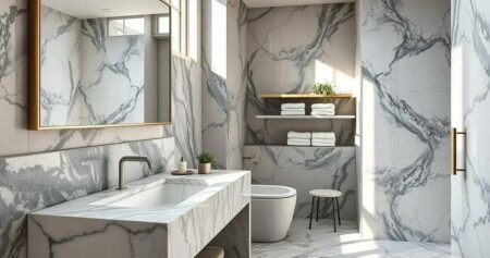 banheiro marmorizado