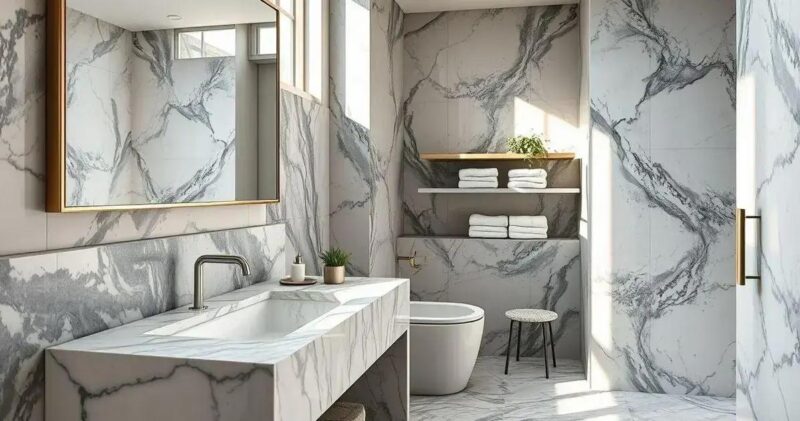 banheiro marmorizado