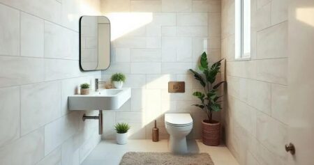 banheiro moderno pequeno