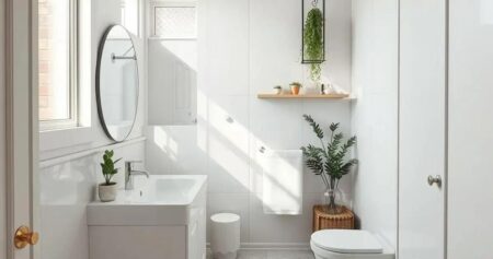 banheiro pequeno moderno