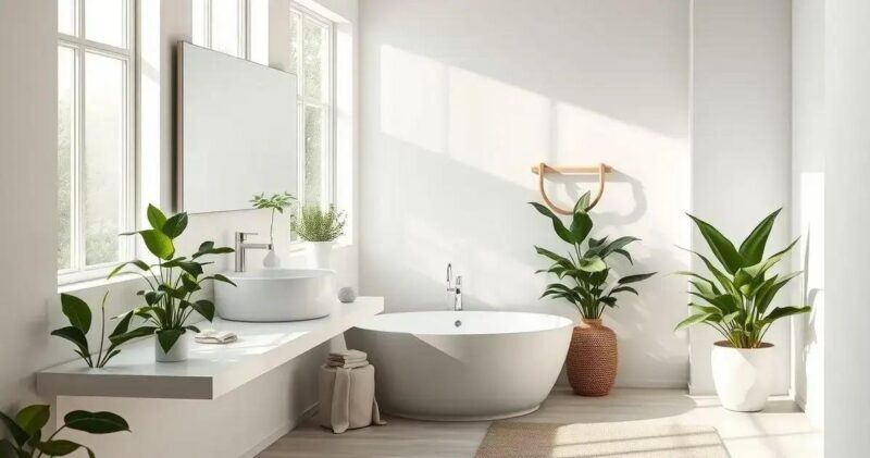 banheiro simples e bonito