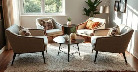 cadeira para sala de estar moderna