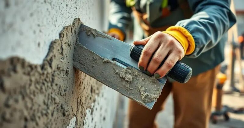 Como utilizar uma desempenadeira para acabamento em argamassa? Desempenadeira