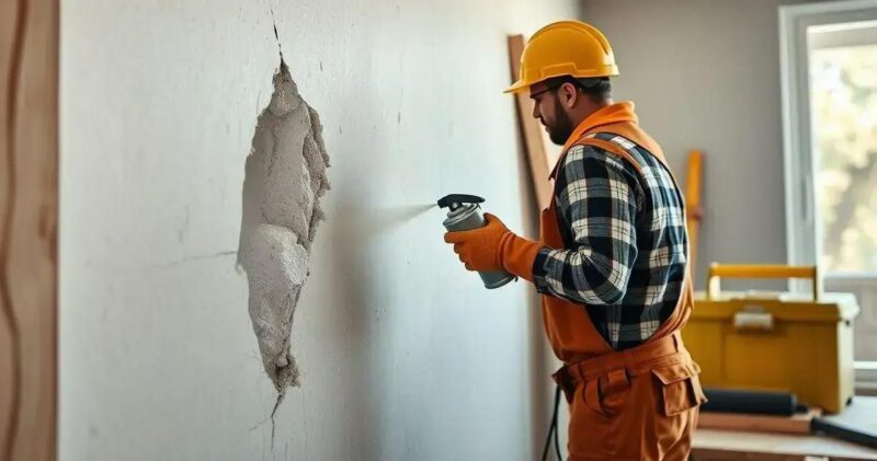 Para que serve a espuma expansiva em reformas? Espuma expansiva