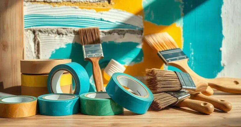 A fita crepe é recomendada para pinturas em que tipo de superfícies? Fita crepe