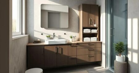 Qual gabinete é ideal para banheiro com 80 cm? gabinete banheiro 80 cm