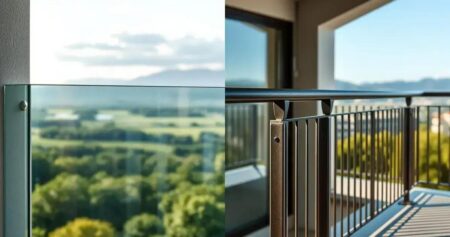 Guarda-corpo de vidro ou metal: qual escolher? Guarda-corpo