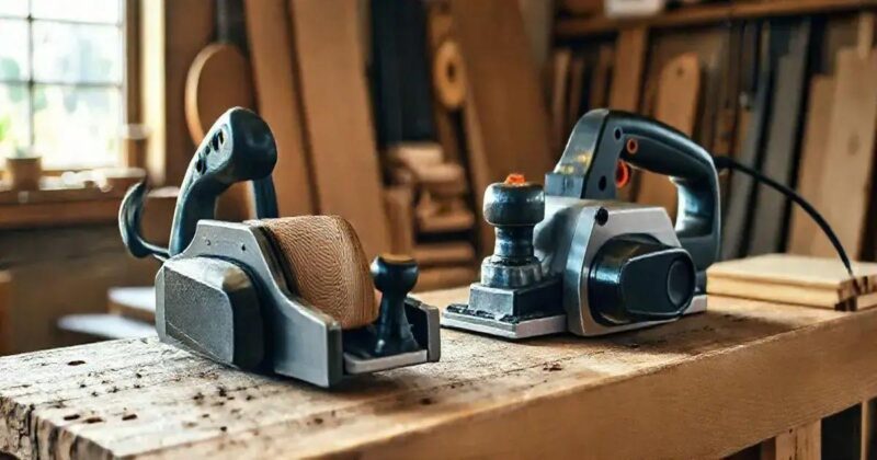 Plaina manual ou elétrica: como escolher? Plaina