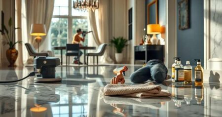 Como realizar o polimento de pisos de mármore? Polimento