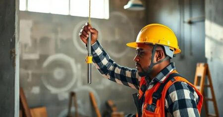 Como utilizar o prumo para nivelamento de paredes? Prumo