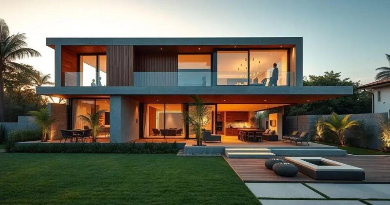 Quais são as tendências atuais na arquitetura residencial