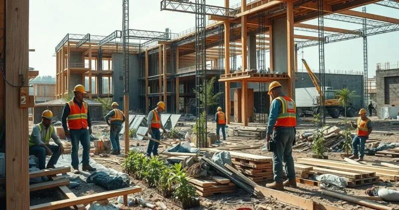 Quais são os principais desafios na construção sustentável