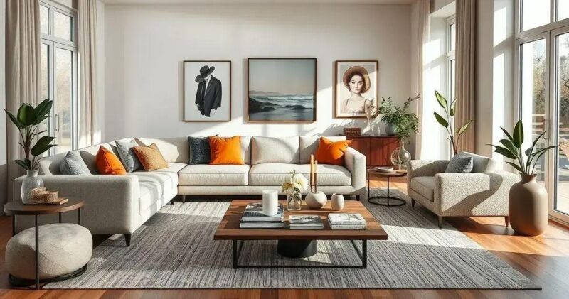 sala de estar decorada