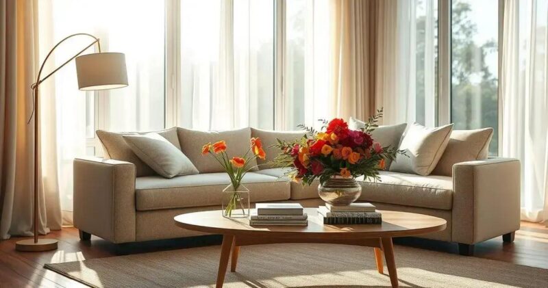 sala de estar iluminação