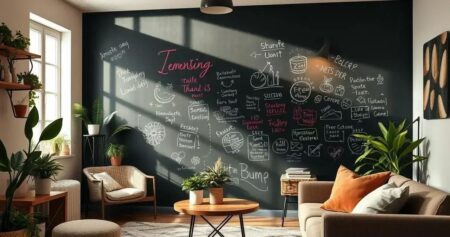 Qual o melhor ambiente para usar tinta lousa? Tinta lousa