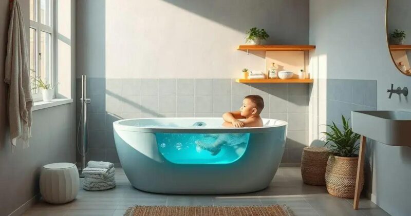 Qual a função de uma banheira Kiddo? banheira kiddo