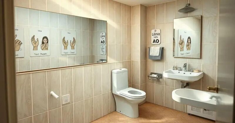 Como é o banheiro em Libras? banheiro em libras