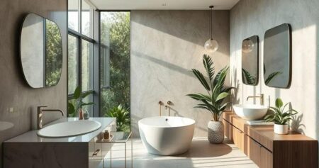 banheiro moderno chique