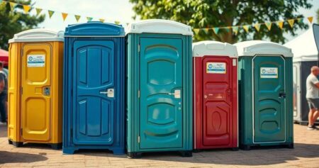 Quais são os modelos de banheiros químicos portáteis? banheiro quimico portatil