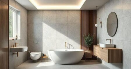 Qual o revestimento ideal para banheiros? banheiro revestimento